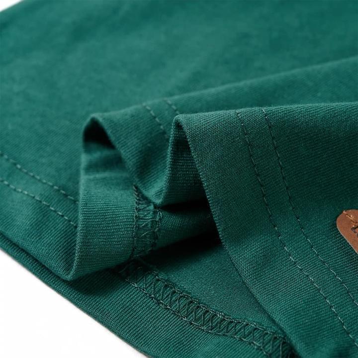 Produktbild VidaXL Kinder-Langarmshirt Grün 128,Material: 100 (128)