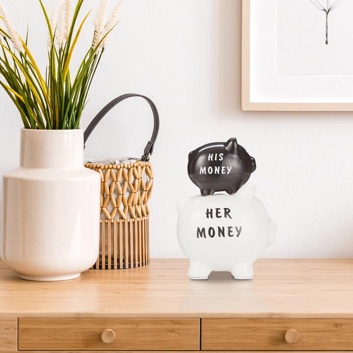 Actual product image Relaxdays Piggy bank (14 x 12 x 20 cm)