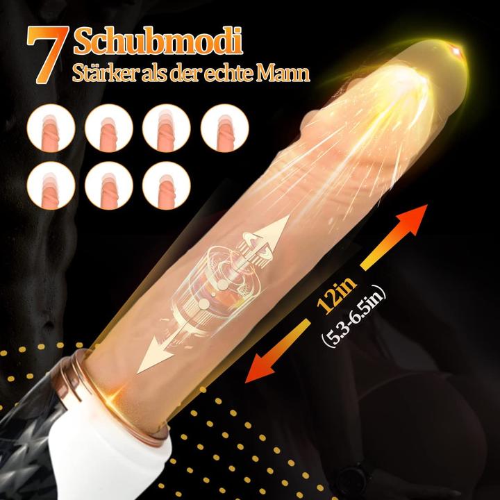 Produktbild Cacuola Realistische Dildo Vibrator mit Stossfunktion
