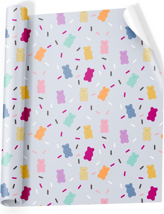 Image du produit Ancor Einfasspapier hellblau 122763 B'Log Sweet Candy 70x100cm (Papier cadeau)