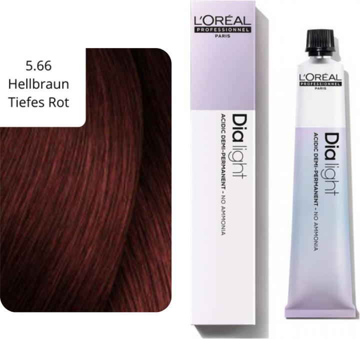 Actual product image L'Oréal Professionnel Slide Light (5.66 Light brown deep red)