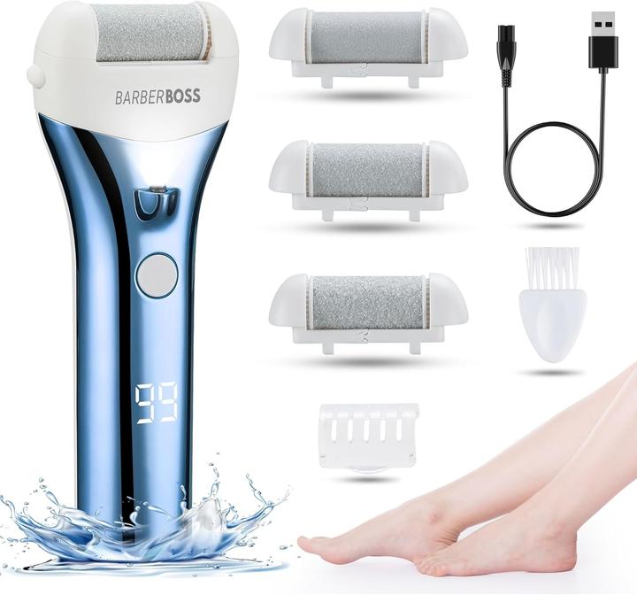 Barberboss Elektrisches Hornhautentferner-Set QR-5089