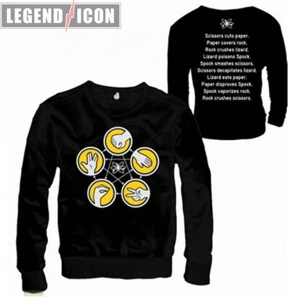 Produktbild Legend The Big Bang Theory - Stein, Blatt, Meissel, Eidechse, Spok - L Grosse (L)