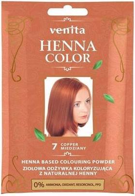 Image du produit Venita - Henna Color Herbal Coloring Conditioner From Natural Henna 7 Copper 25G