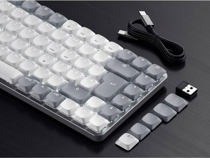 Produktbild Satechi SM1 Slim Mechanical Back Backlit BT Keyboard German light (DE, Kabellos, Kabelgebunden)
