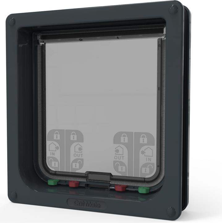Cat Mate Large Cat Flap With 4 Way Lock - Grey (221G)