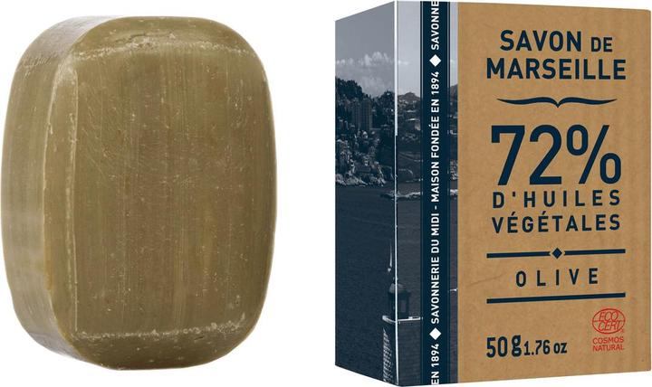 La Corvette Petit Galet de Savon de Marseille Olive fest (Hartseife)