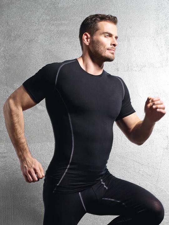 Immagine prodotto ISA Bodywear Camicia a maniche corte, collo rotondo (S)