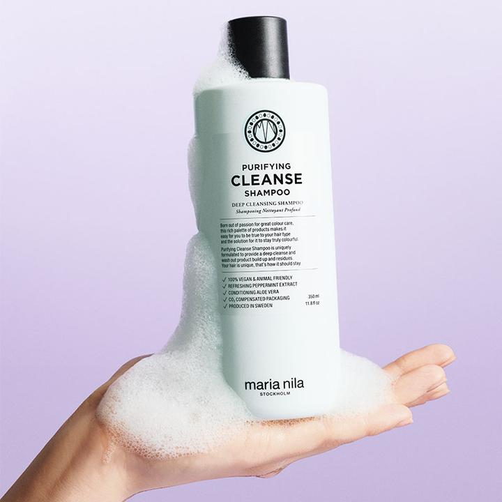 Actual product image Maria Nila Purifying Cleanse Shampoo - 350ml (350 ml, Liquid shampoo)