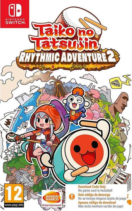 Actual product image Bandai Namco Taiko no Tatsujin: Rhythmic Adventure 2 (Code in a Box) (Switch Lite, Switch OLED, Switch, EN)