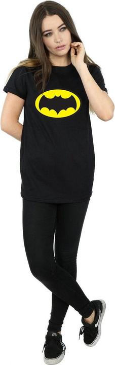 Immagine prodotto Maglietta Boyfriend in cotone con logo della serie TV di Batman donna/donna (XL)