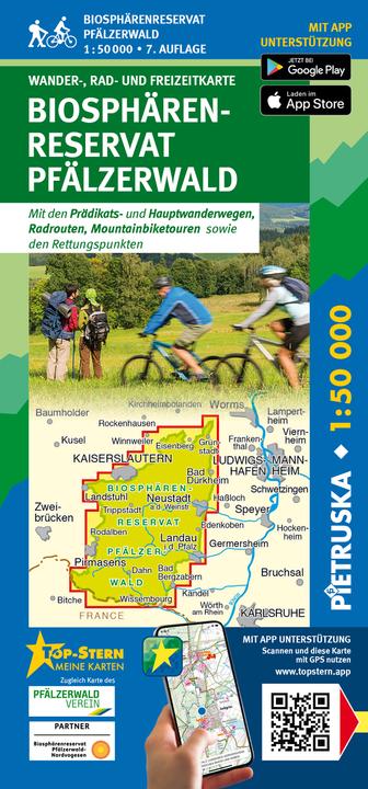 Produktbild Naturpark Pfälzerwald, Südteil, Wander-, Rad- und Freizeitkarte