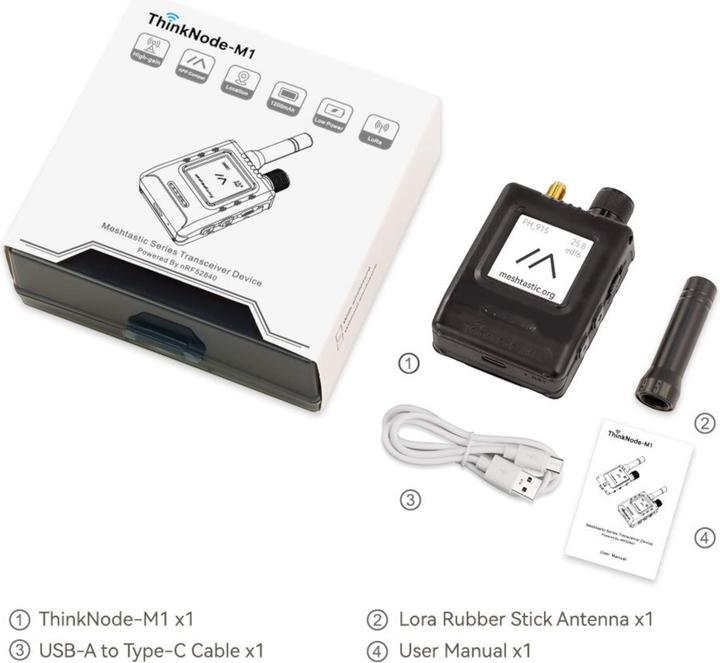 Immagine prodotto Elecrow ThinkNode M1 Meshtastic mit GPS und ePaper Display