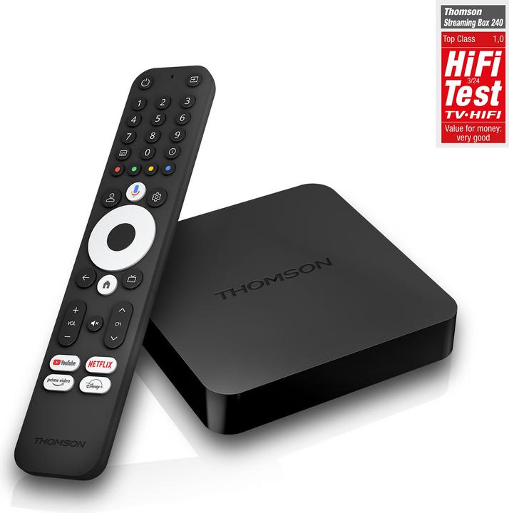 Thomson Streaming BOX: 4K UHD Google TV (8 GB, iOS 12)