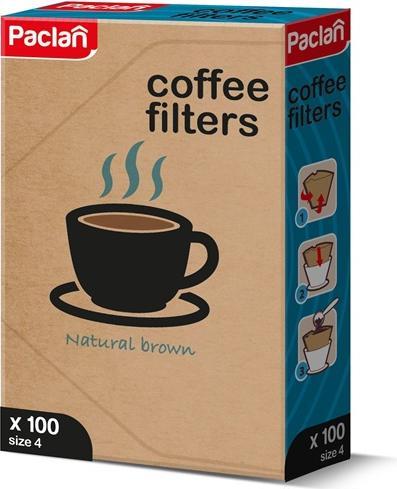 Produktbild Paclan Filters For Coffee 4, 100Pcs, Box