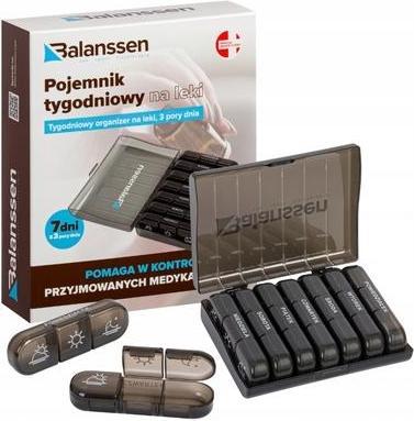 Actual product image Balanssen Weekly Pill Organizer For 3 Times A Day, 1 Piece