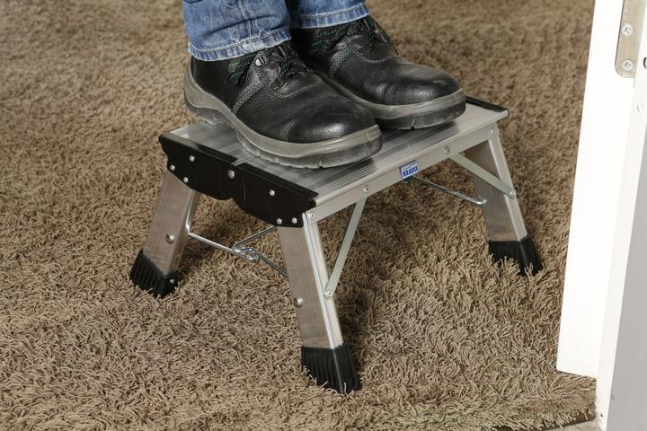 Actual product image Krause 130327 Step stool aluminum aluminum (Stile, 35 cm)