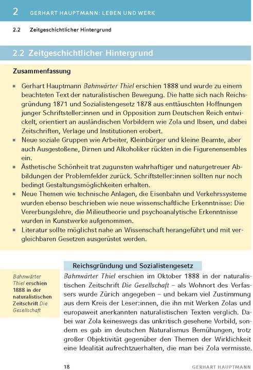 Produktbild Bahnwärter Thiel von Gerhart Hauptmann - Textanalyse und Interpretation (Deutsch, Gerhart Hauptmann, Rüdiger Bernhardt, 2023)