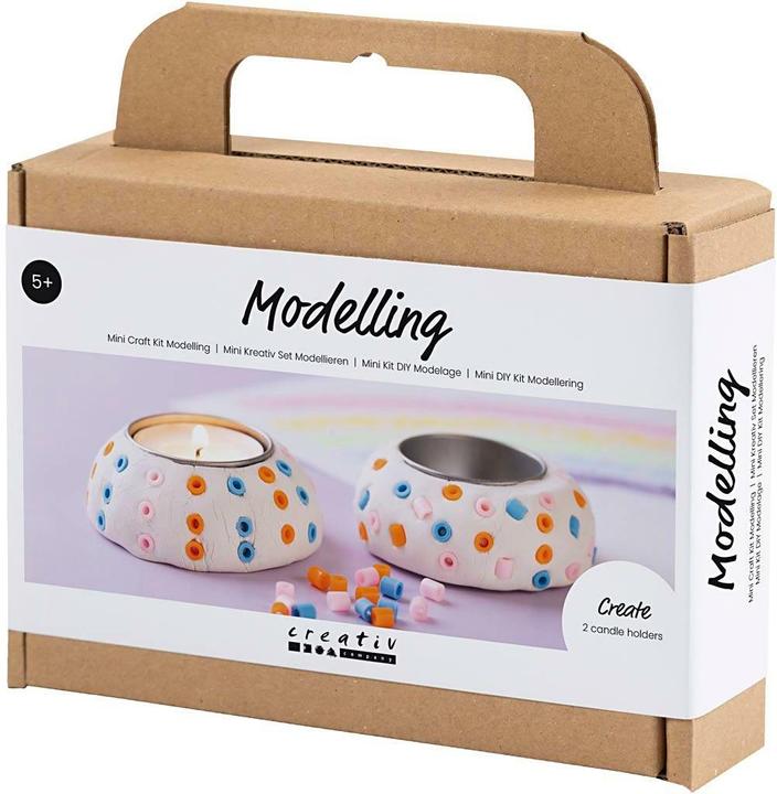 Produktbild Creativ Company Bastelset Modellieren Teelichthalter