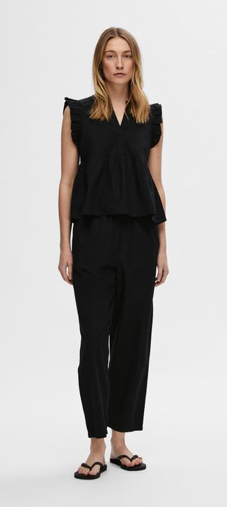 Actual product image Selected Femme Cotton high waist trousers (38)