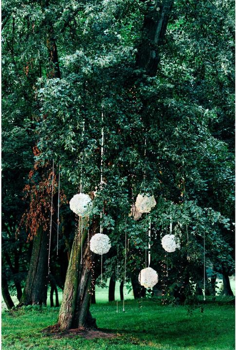 Image du produit Partydeco Crystal garland, colourless, 1m (1 pkt / 1 pc.)