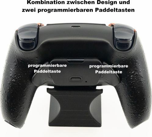 Image du produit MyController Red Skulls avec palettes programmables (PS5)