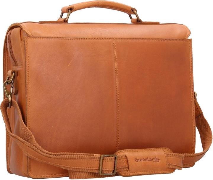 Immagine prodotto Greenland Nature Cartella Nature RFID in pelle 40 cm scomparto per laptop