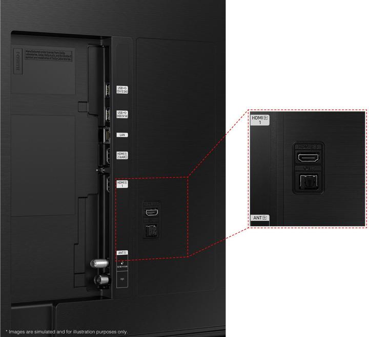 Actual product image Samsung TQ65Q60CAUXX (65", Q60C, QLED, 4K)