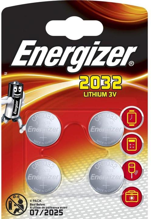 Actual product image Energizer Lithium (4 pcs., CR2032, 235 mAh)