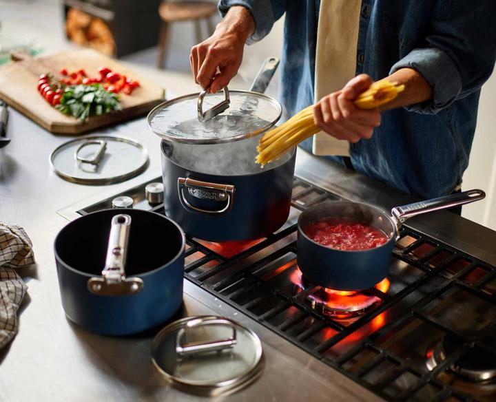 Actual product image Joseph Joseph Space saucepan retractable handle with lid D23cm (23 cm, Saucepan, Aluminium)
