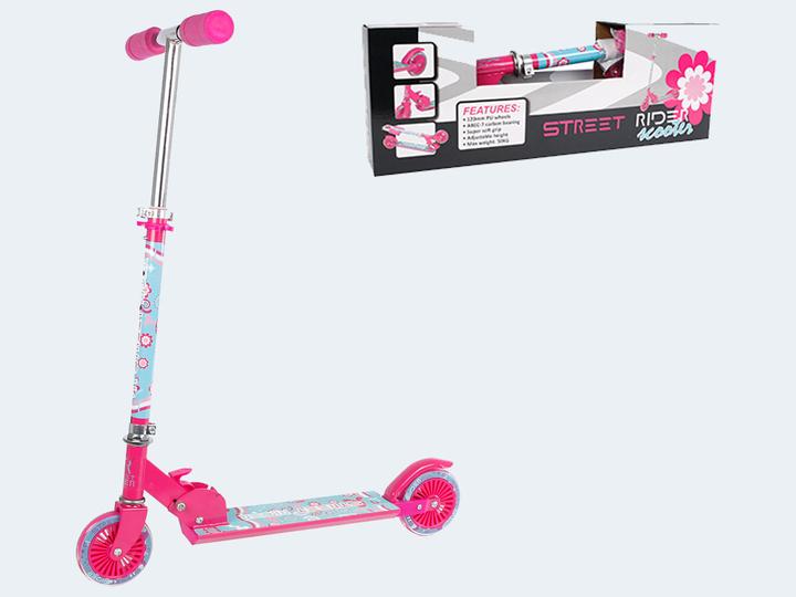 Immagine prodotto Van Manen Veenendaal Monopattino in alluminio Street Rider rosa pieghevole ABEC 7