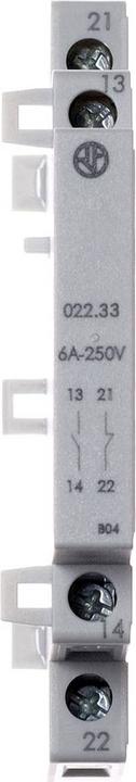 Produktbild Finder Contactor auxiliary contact 2 NO 6A