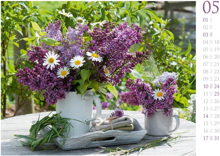 Produktbild Blumenzauber Kalender 2026 (45 x 33 cm, Deutsch, Französisch, Englisch)
