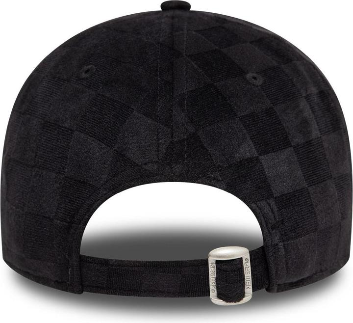 Actual product image New Era 9Forty Strap Cap - Check New York Yankees Schwarz