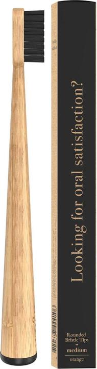Natch Bamboo Toothbrush Premium BLACK (Weich, 1 x)