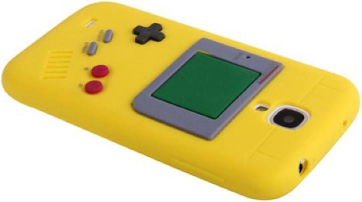 Produktbild König Design Silikon Hülle Gameboy für Handy Samsung Galaxy S4 GT I9500 / GT I9505 / LTE+ GT I9506 / Value Editio (Samsung Galaxy S4)