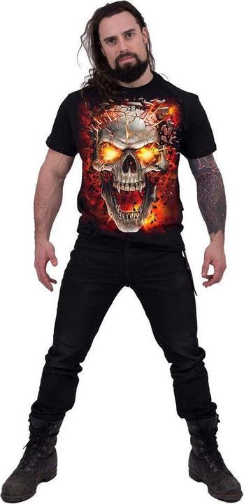 Immagine prodotto Spiral Skull Blast Maglietta Maniche Corte Adulto Unisex (M)