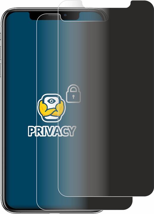 Actual product image BROTECT Anti-spy privacy film Blue light protection film (2 Piece, Apple iPhone XS Max)