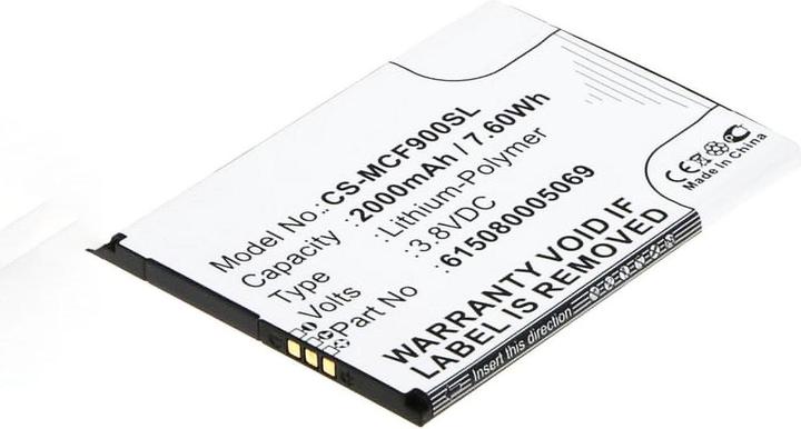 Produktbild AGI Akku kompatibel mit Mobistel Cynus F9 - Akku - 2.000 mAh