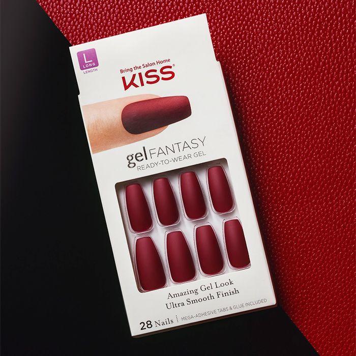 Immagine prodotto KISS Kit per unghie Gel Fantasy - Qualunque cosa (Unghie artificiali, Trasparente, Rosa)