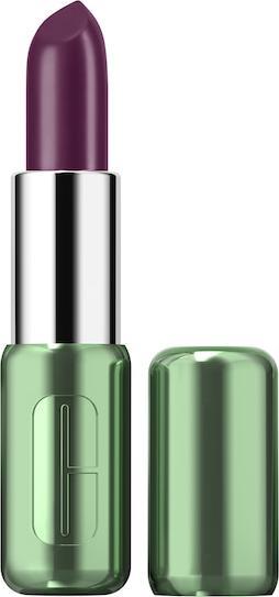 Actual product image Clinique Pop Longwear Lipstick Blackberry Pop - Satin 3.9g (Blackberry Pop)