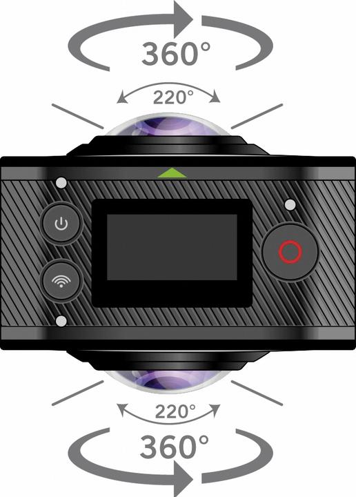 Actual product image Easypix GoXtreme Full Dome 360