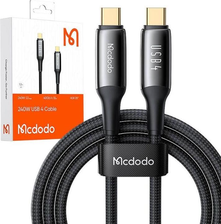 Image du produit Mcdodo CA-2990 Câble USB-C vers USB-C, PD 140W, 1.2m (noir) (1.20 m, USB 3.2 Gen 2)