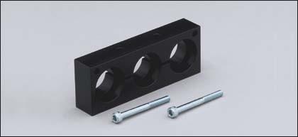 Actual product image IFM Holder 3-fold f.fluid sensor E30079