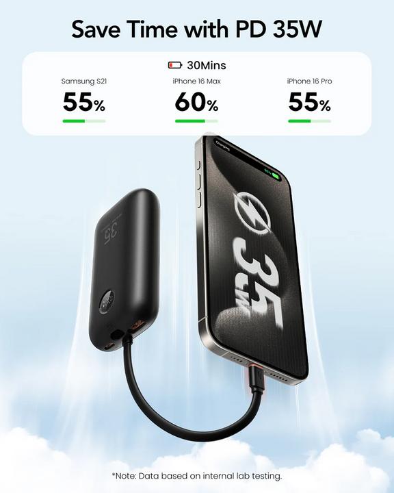 Actual product image Veger W1188 (10000 mAh, 35 W, 37 Wh)