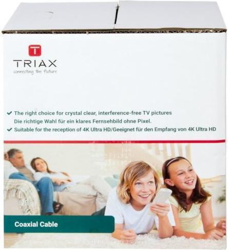Image du produit Triax Câble coaxial KOKA 110 A+ 250m Pullbox 110dB (110 dB, Câble d'antenne)
