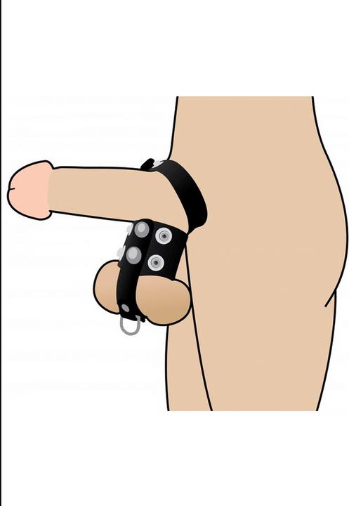 Image du produit XR Brands Courroie de bite et tendeur de boule (5.70 cm)