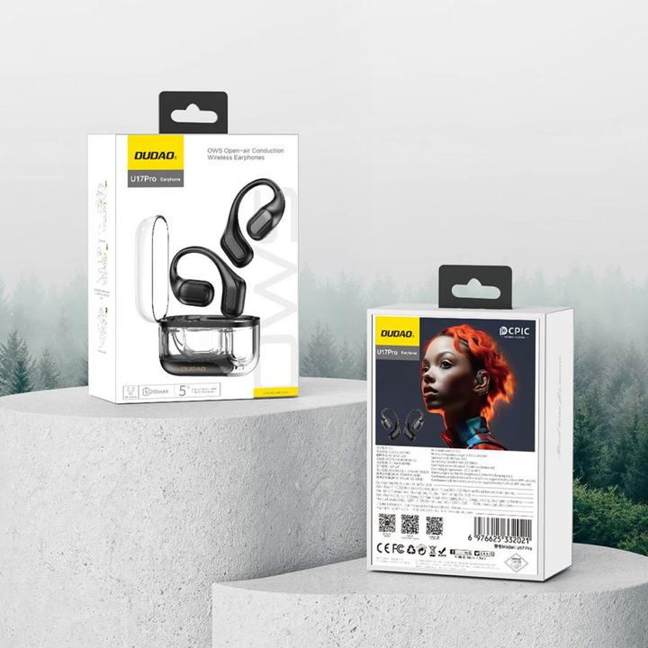 Produktbild Dudao U17Pro on-ear wireless headphones with Bluetooth 5.3 and ANC - black (45 h, Kabelgebunden)