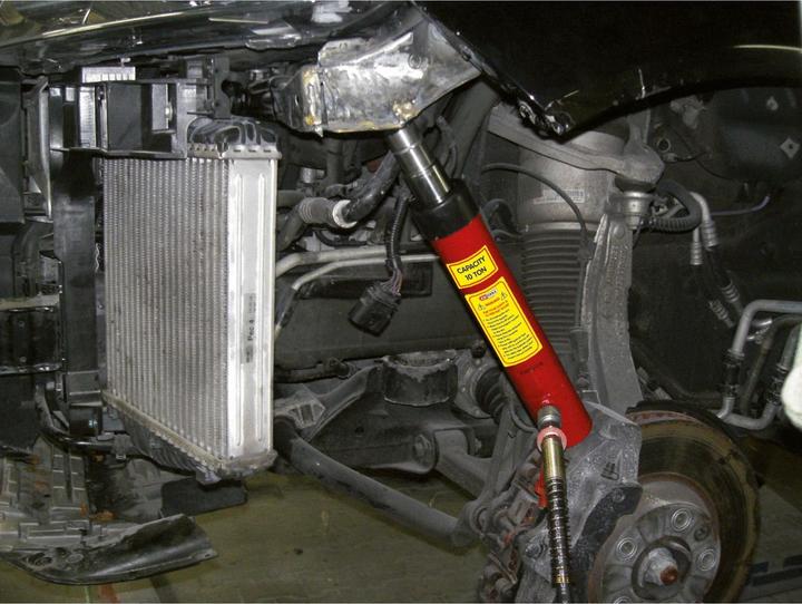 Image du produit KS Tools Jeu d'outils hydrauliques de redressage automobile 10t, 17 pièces