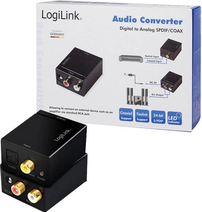 Produktbild LogiLink Audio Konverter (Digital -> Analog)